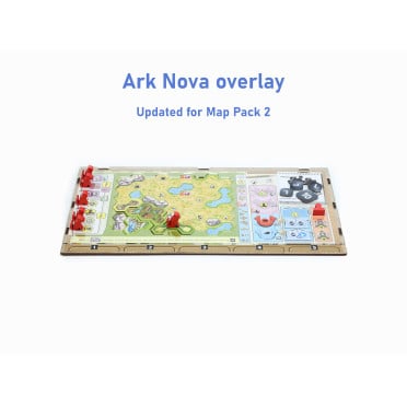 Set of 4 Ark Nova player board overlays