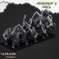 Highlands Miniatures - Moredhun's Orcs - Orc Warriors with Hand Weapons with EMC 4