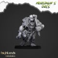 Highlands Miniatures - Moredhun's Orcs - Cave Orcs With Big Pike & EMC 8