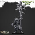 Highlands Miniatures - Moredhun's Orcs - Cave Orcs With Bow & EMC 5