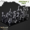 Highlands Miniatures - Moredhun's Orcs - Orc Warriors with Hand Weapons with EMC 6