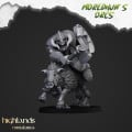 Highlands Miniatures - Moredhun's Orcs - Mounted Orcs with spears & EMC 8