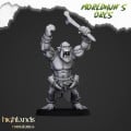 Highlands Miniatures - Moredhun's Orcs - Cave Orcs With Big Pike & EMC 12