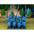 Highlands Miniatures - Moredhun's Orcs - Mounted Cave Orcs on Board  With EMC 8