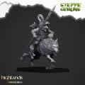 Highlands Miniatures - Steppe Goblins - Mounted Steppe Goblins with Spears & EMC 2