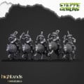 Highlands Miniatures - Steppe Goblins - Mounted Steppe Goblins with Bow & EMC 0