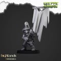 Highlands Miniatures - Steppe Goblins -  Steppe Goblin with bows & EMC 2