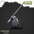 Highlands Miniatures - Steppe Goblins - Steppe Goblins with spears & EMC 5