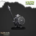 Highlands Miniatures - Steppe Goblins - Steppe Goblins with spears & EMC 6