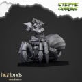 Highlands Miniatures - Steppe Goblins - Mounted Coast Goblins with EMC 6