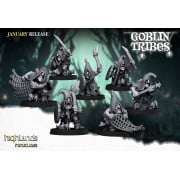 Highlands Miniatures - Swamp Goblins - Swamp Goblin with Hand Weapons & EMC