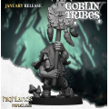 Highlands Miniatures - Swamp Goblins - Swamp Goblin with Hand Weapons & EMC 3