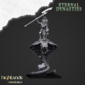 Highlands Miniatures - Eternal Dynasties - Mounted Ancient Guard on Great Snakes 6