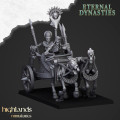 Highlands Miniatures - Eternal Dynasties - Ancient Skeletal Chariots with EMC 1