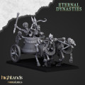 Highlands Miniatures - Eternal Dynasties - Ancient Skeletal Chariots with EMC 3