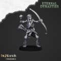 Highlands Miniatures - Eternal Dynasties - Ancient Skeletons with Bows 1