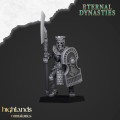 Highlands Miniatures - Eternal Dynasties - Ancient Guard with Halebardes & EMC 4