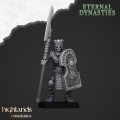 Highlands Miniatures - Eternal Dynasties - Ancient Guard with Halebardes & EMC 6