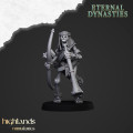 Highlands Miniatures - Eternal Dynasties - Ancient Skeletons with Bows & EMC 3