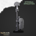 Highlands Miniatures - Eternal Dynasties - Ancient Skeletons with Spears & EMC 3