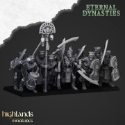 Highlands Miniatures - Eternal Dynasties - Ancient Guard Sword & Shield with & EMC