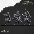 Highlands Miniatures - Eternal Dynasties - Anubis Guard with Bows 1