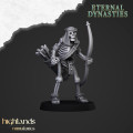 Highlands Miniatures - Eternal Dynasties - Ancient Skeletons with Bows 7