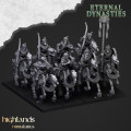 Highlands Miniatures - Eternal Dynasties - Ancient Skeletal Cavalry with Bows 4