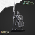 Highlands Miniatures - Eternal Dynasties - Ancient Guard with Halebardes & EMC 13