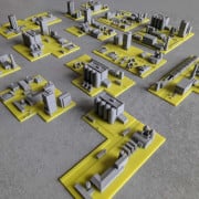 Cities Skylines - 3D Industrial Area Tiles Pack