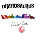 Draftosaurus + extensions - Set d'autocollants 0