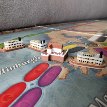 Ticket to Ride - 3D vintage steamboats