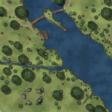 La rive - Battlemap numerique