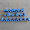 Carcassonne - Set de 19 Meeples et Extension 0