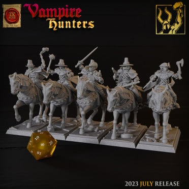 Titan Forge - Vampire Hunters -  Mounted Hunters Melée Unit