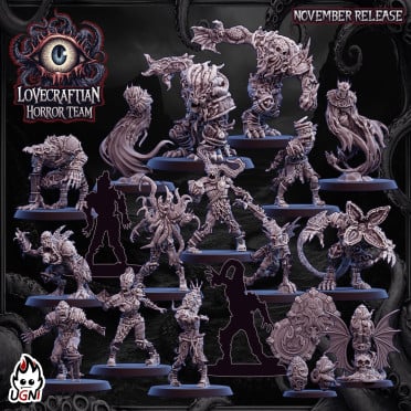 BB - Ugni Miniatures - Lovecraftian Horror Team