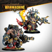 Warmachine - Emperor Carver Ultimus Esquire III & War Boar MMD47