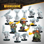 Warmachine - Southern Kriels Fire Tongue Warriors Command Cadre