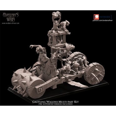 Avatars of War - Grotlings Wagon Multi-Part Kit