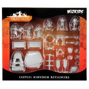 Wizkids Deep Cuts Unpainted Miniatures: Castle Kingdom Retainers