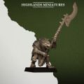 Highlands Miniatures - Sewer Vermin - Vermin Vanguard Halebarde with EMC 4