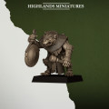 Highlands Miniatures - Sewer Vermin - Vermin Vanguard Halebarde with EMC 9