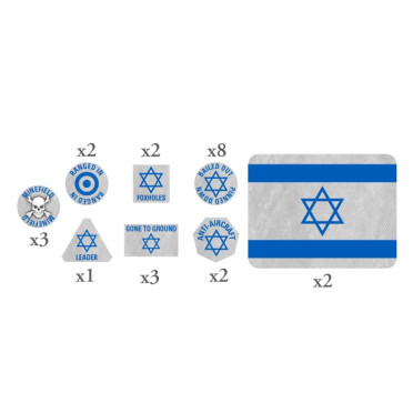 Team Yankee - WWIll Israeli Token Set