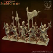 Titan Forge - Scarlet Crusade - Guard With Halebarde & EMC