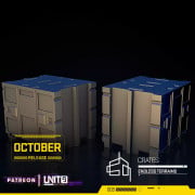 Unit-9 - Crates 04 (3 Pièces)