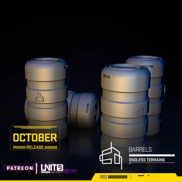 Unit-9 - Barrels (3 Pièces)