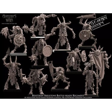 Avatars Of War - Beastman Skeletons Battle-Ready Regiment