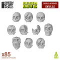 100x Resin Humans Skulls 1