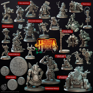 Cast n Play - Christmas Horde - Complet Set