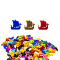 5PCS Viking Ship Boat Miniatures 40